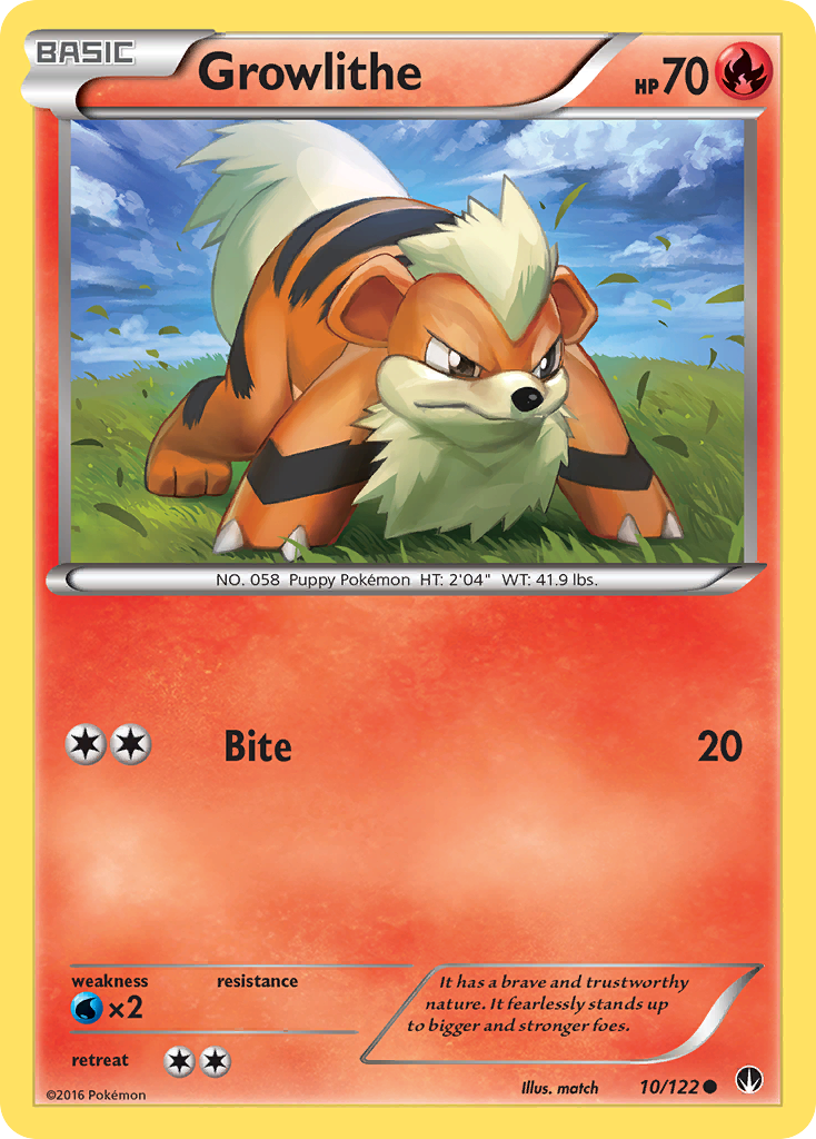 Growlithe - 010/122 - BREAKpoint