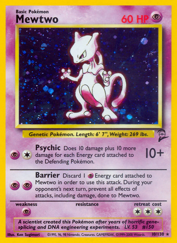 Mewtwo - 010/130 - Base Set 2