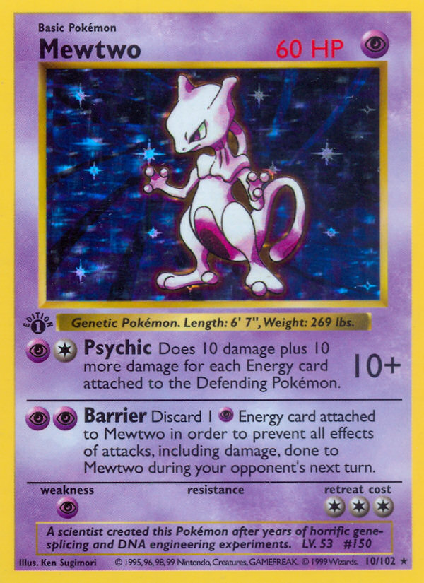 Mewtwo - 010/102 - Base