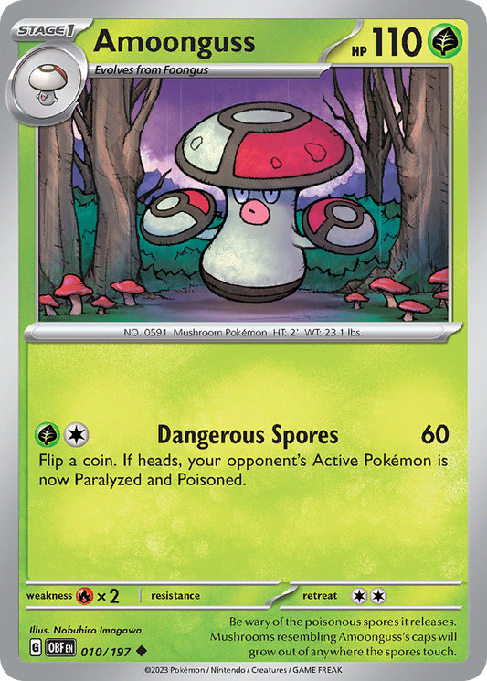 Amoonguss - 010/197 - Obsidian Flames