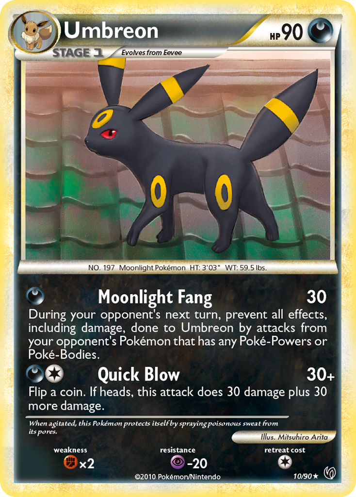 Umbreon - 10/90 - HS—Undaunted