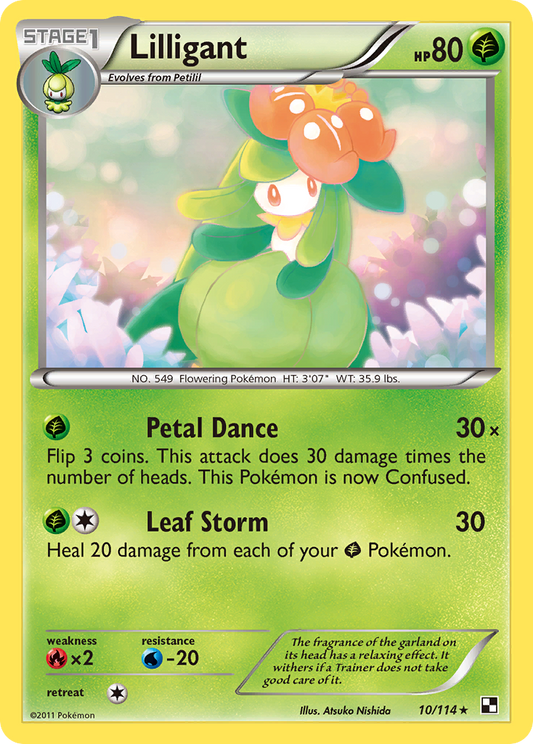 Lilligant - 010/114 - Black & White