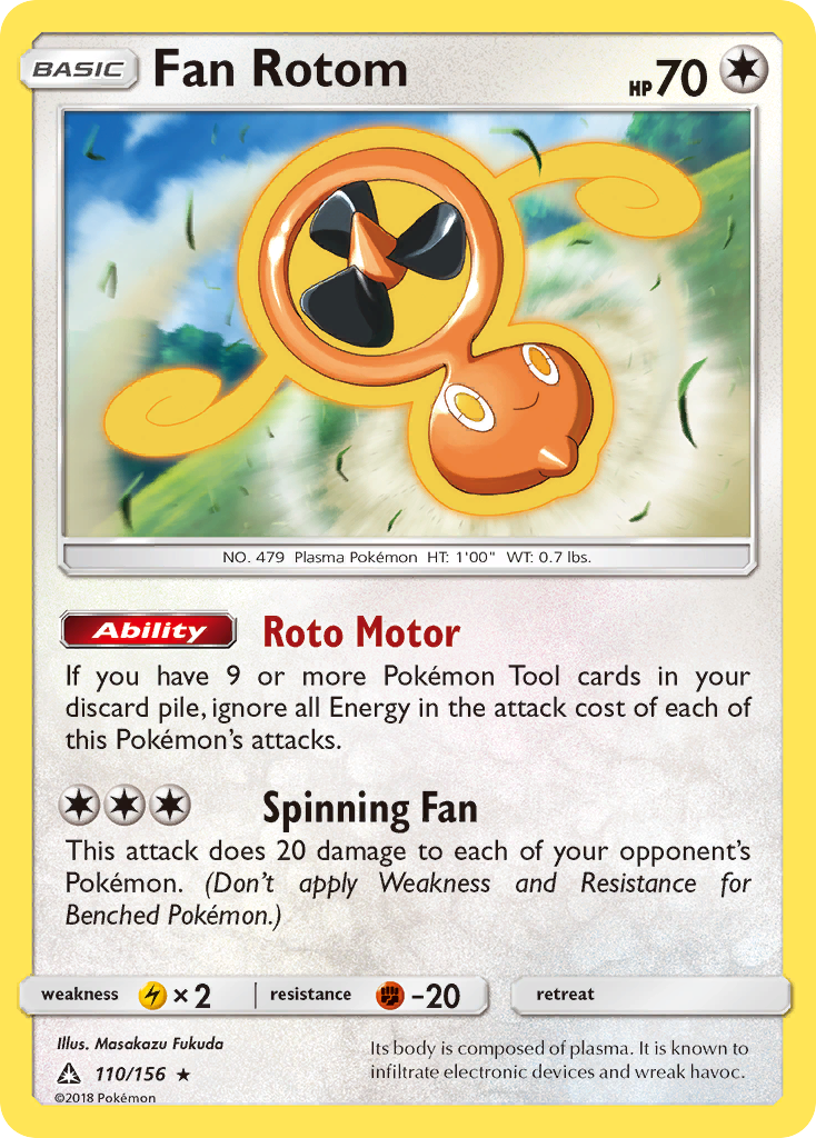 Fan Rotom - 110/156 - Ultra Prism