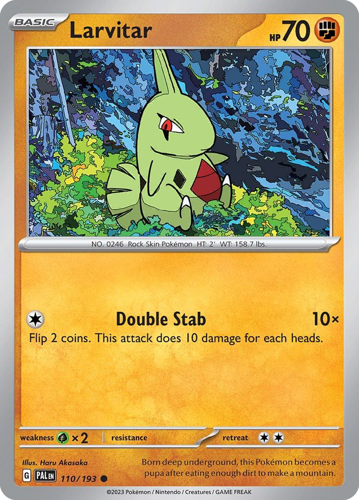 Larvitar - 110/193 - Paldea Evolved