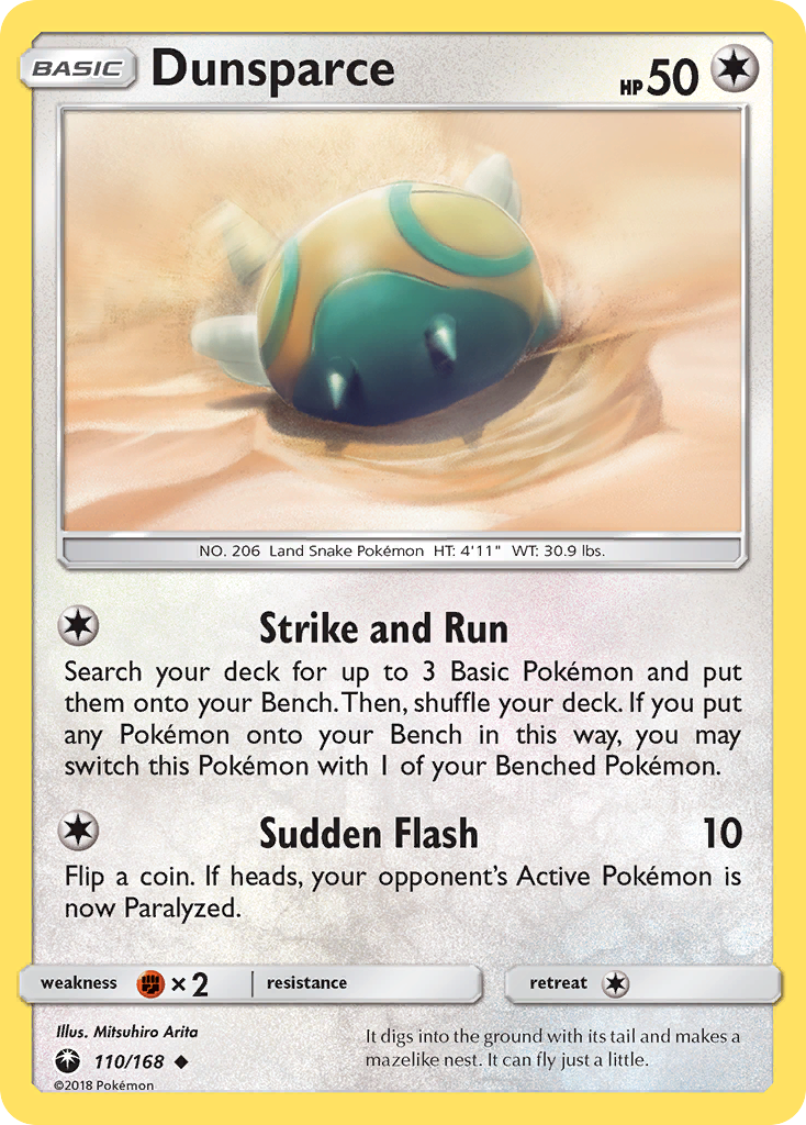 Dunsparce - 110/168 - Celestial Storm