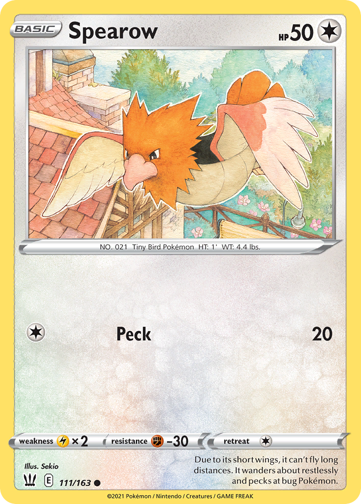 Spearow - 111/163 - Battle Styles