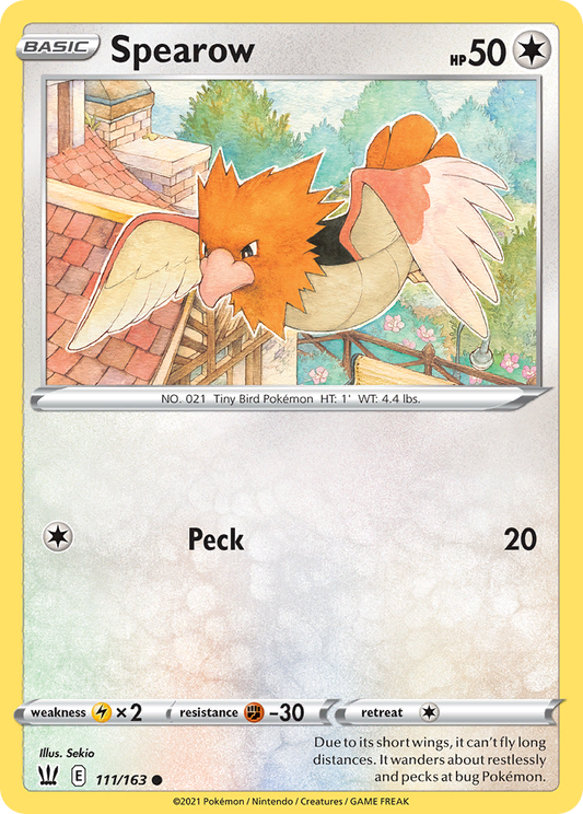 Spearow - 111/163 - Battle Styles