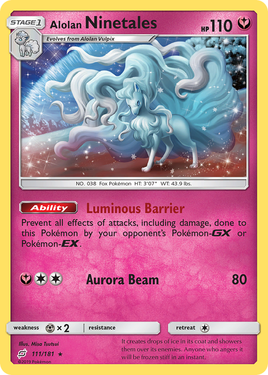 Alolan Ninetales - 111/181 - Team Up