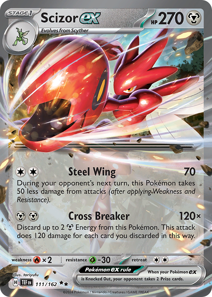 Scizor ex - 111/162 - Temporal Forces