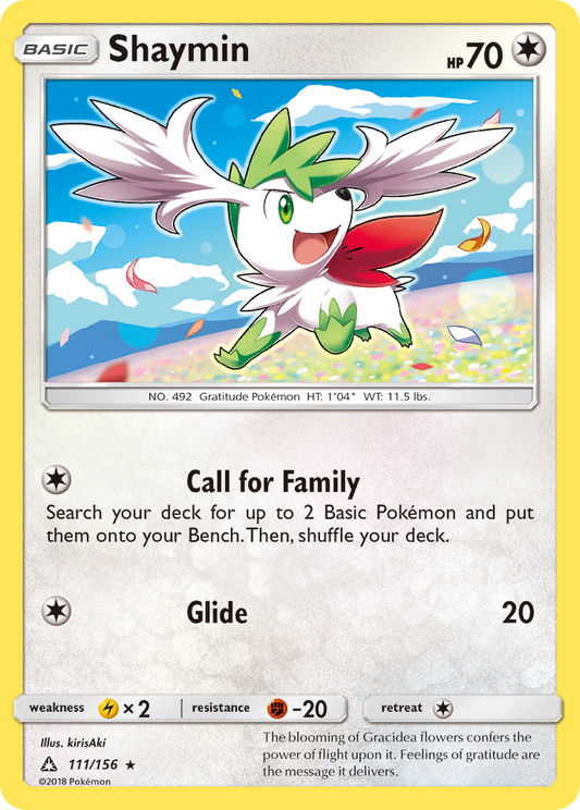 Shaymin - 111/156 - Ultra Prism