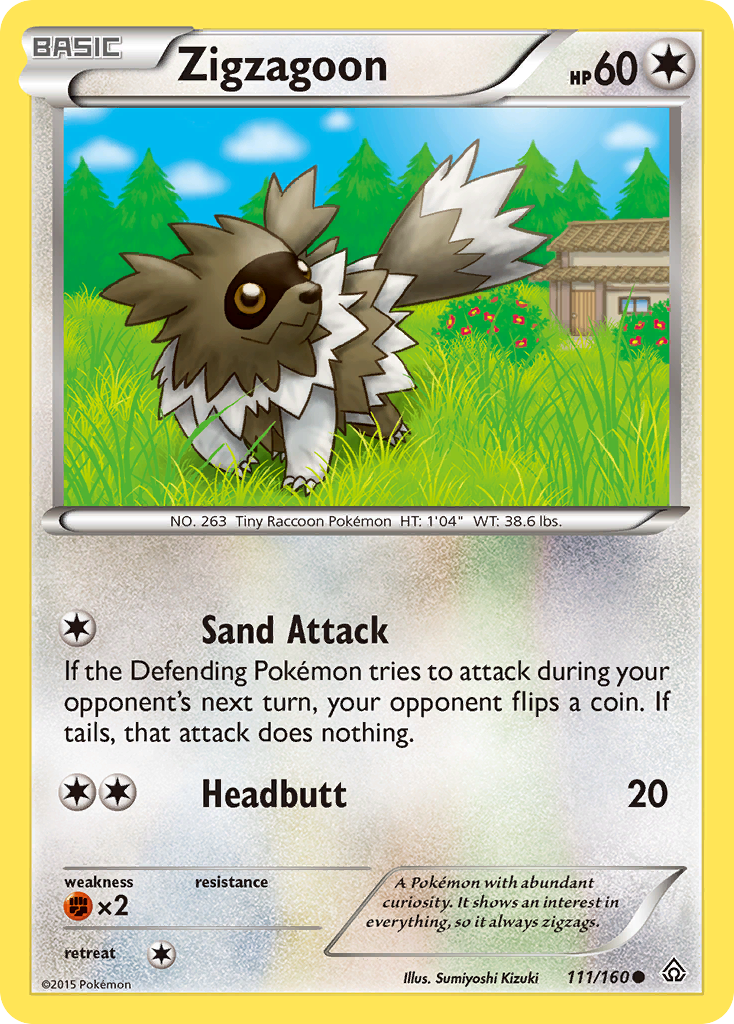 Zigzagoon - 111/160 - Primal Clash