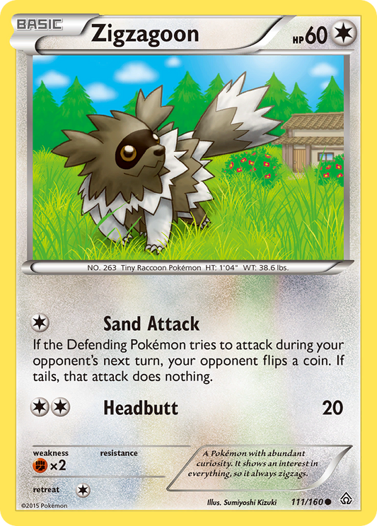 Zigzagoon - 111/160 - Primal Clash