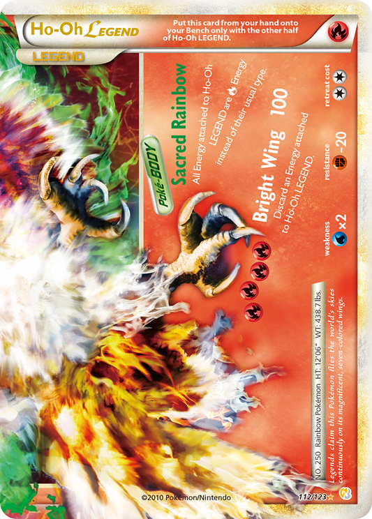 Ho-Oh LEGEND - 112/123 - HeartGold & SoulSilver