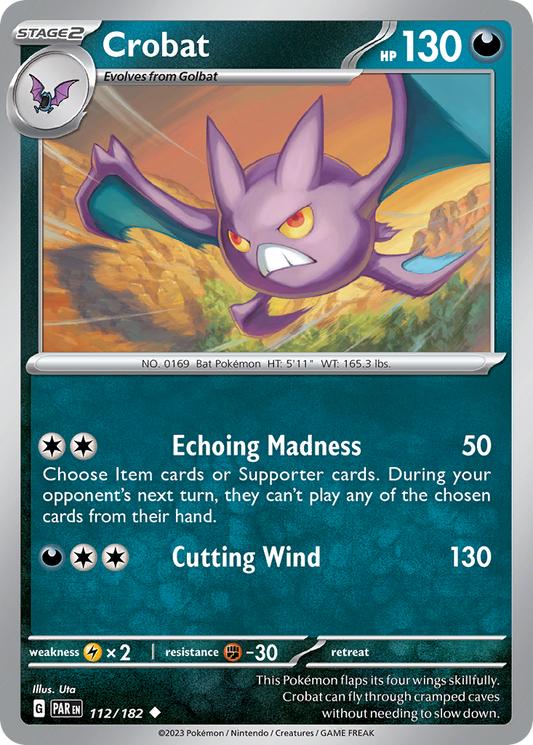 Crobat - 112/182 - Paradox Rift