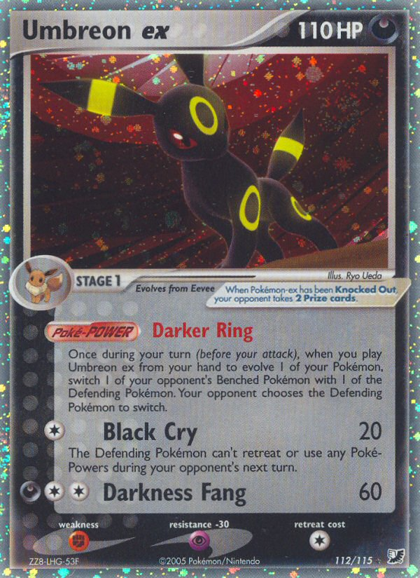 Umbreon ex - 112/115 - Unseen Forces