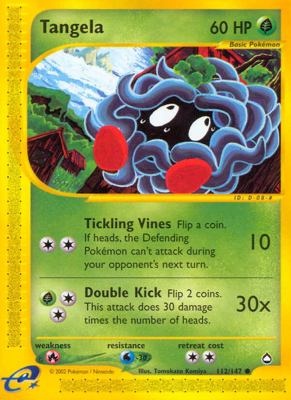 Tangela - 112/147 - Aquapolis