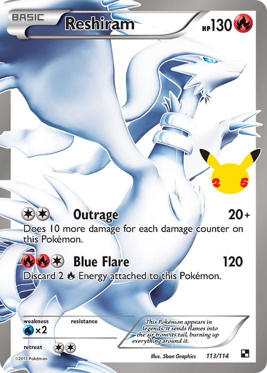 Reshiram - 113/25 - Celebrations: Classic Collection