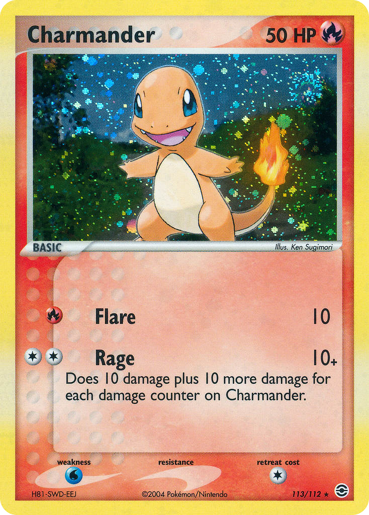 Charmander - 113/112 - FireRed & LeafGreen