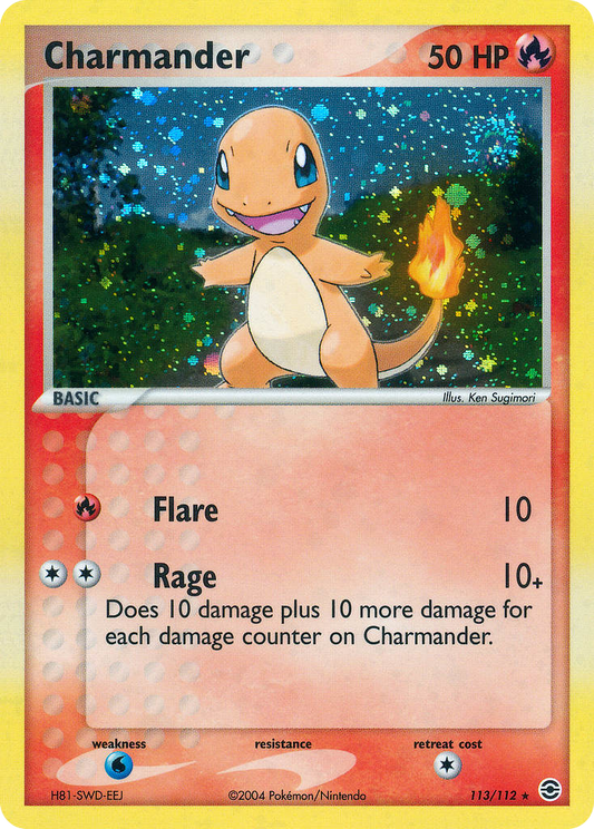 Charmander - 113/112 - FireRed & LeafGreen