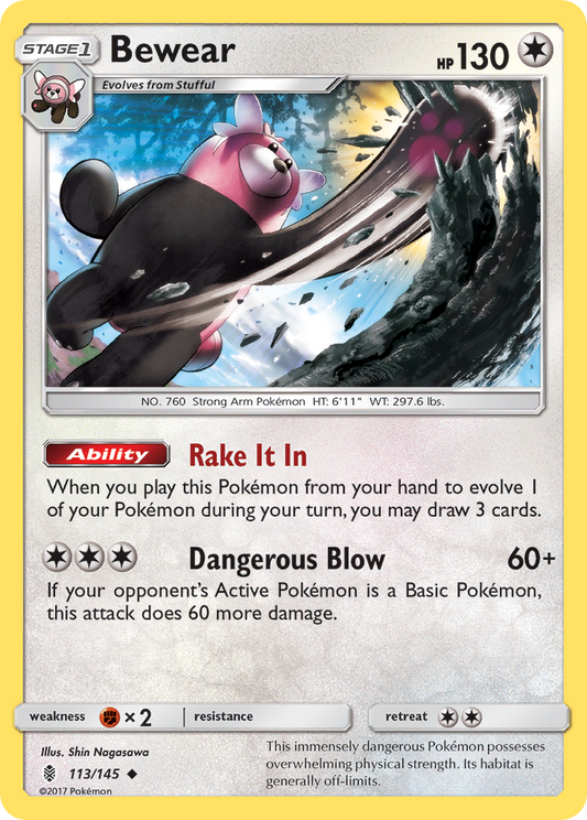 Bewear - 113/145 - Guardians Rising