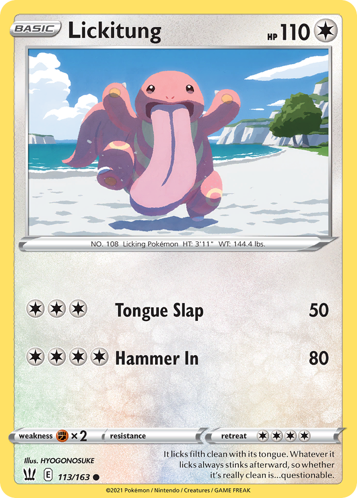 Lickitung - 113/163 - Battle Styles