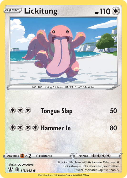 Lickitung - 113/163 - Battle Styles