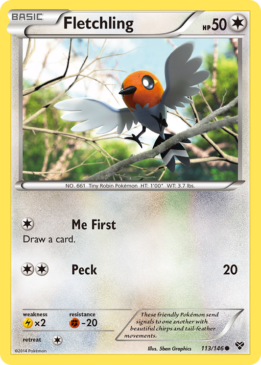 Fletchling - 113/146 - XY