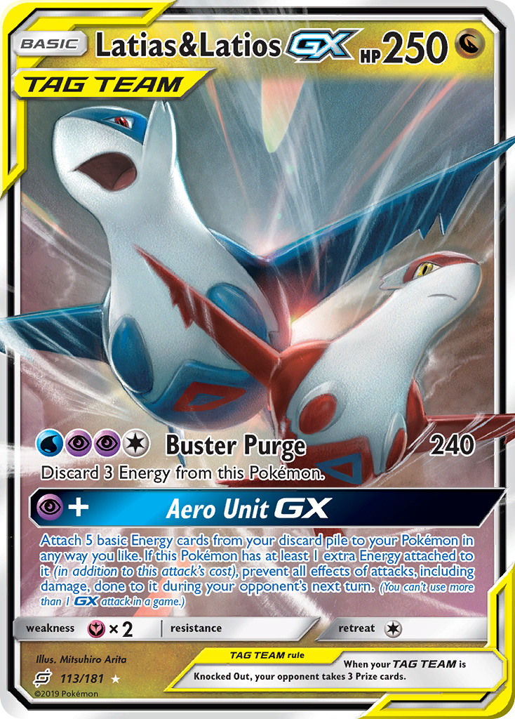 Latias & Latios-GX - 113/181 - Team Up