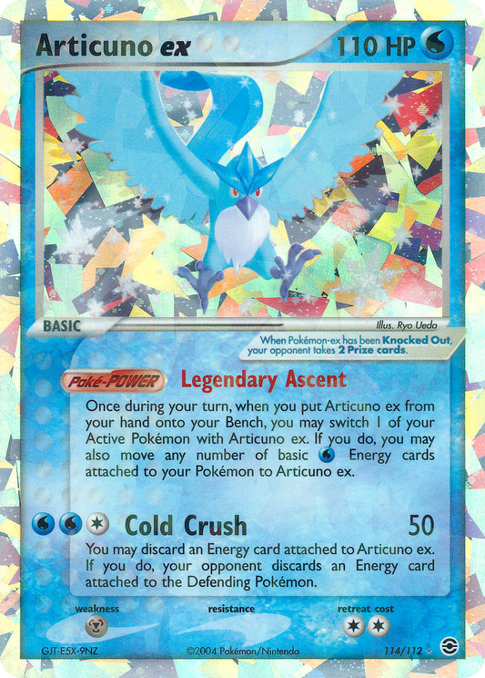 Articuno ex - 114/112 - FireRed & LeafGreen