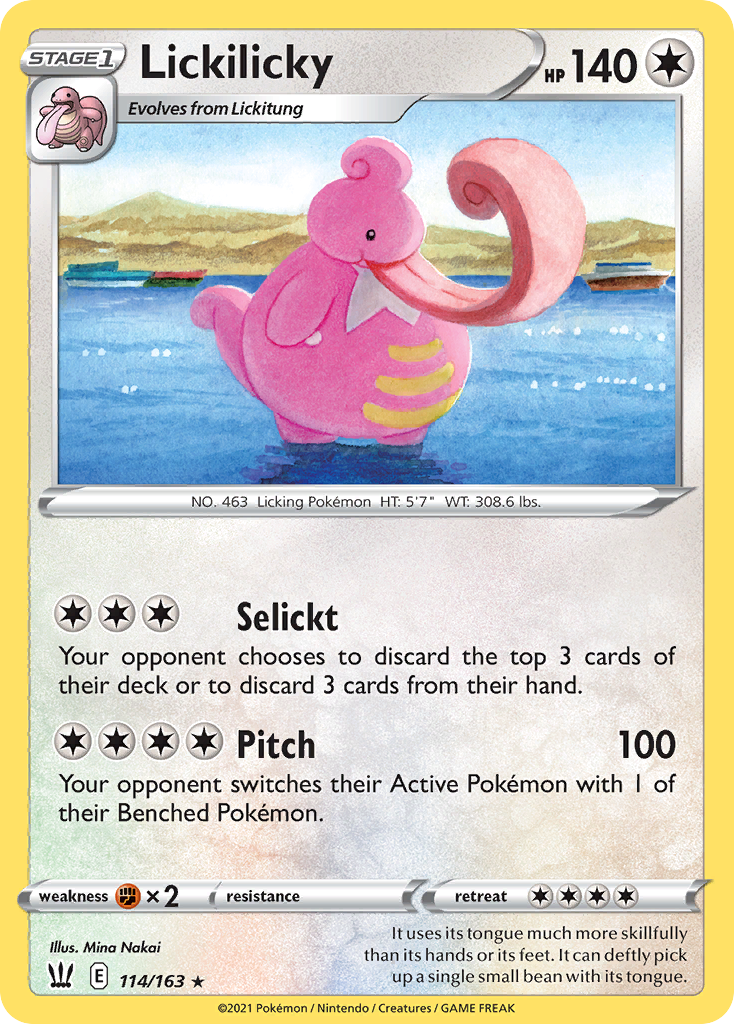 Lickilicky - 114/163 - Battle Styles