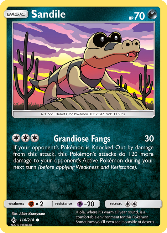 Sandile - 114/214 - Unbroken Bonds