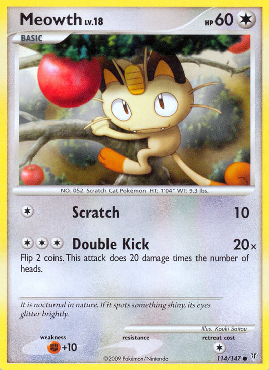 Meowth - 114/147 - Supreme Victors