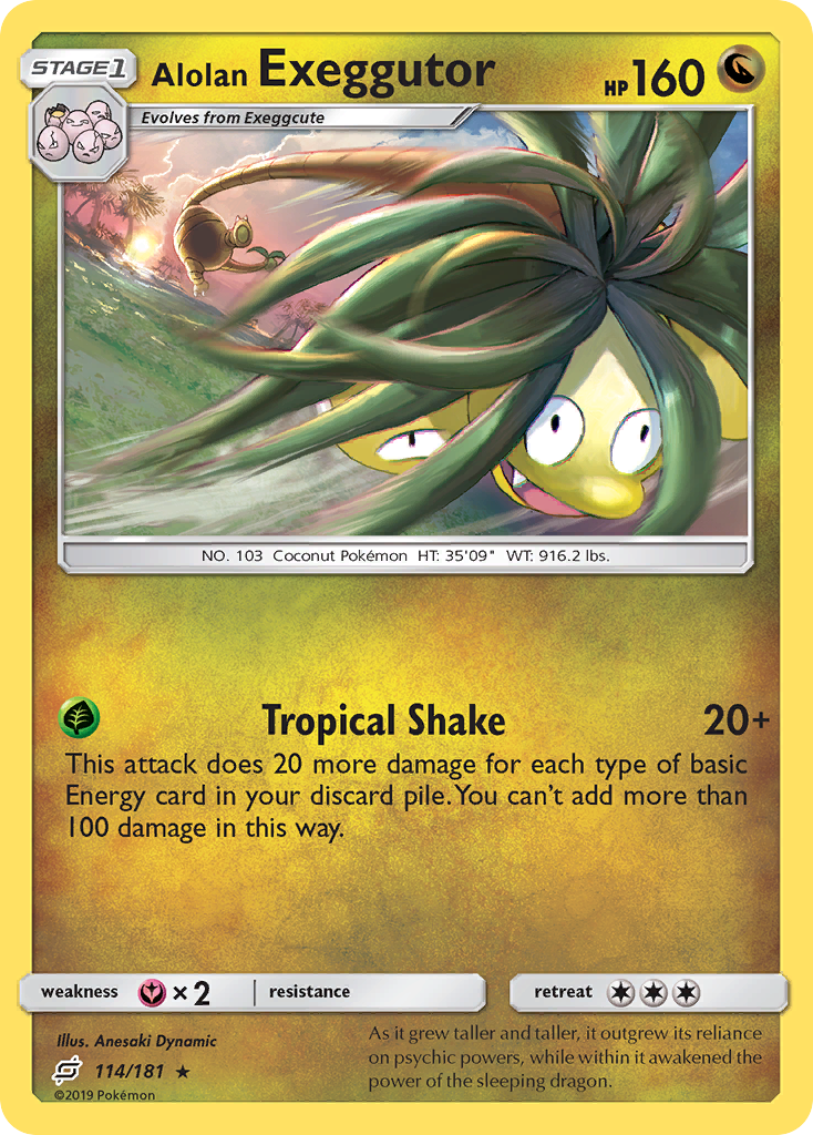 Alolan Exeggutor - 114/181 - Team Up