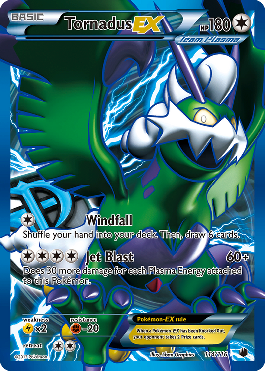 Tornadus-EX - 114/116 - Plasma Freeze