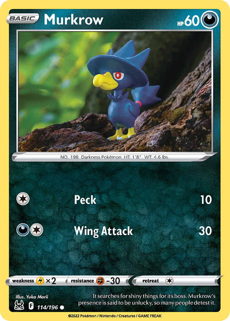 Murkrow - 114/196 - Lost Origin