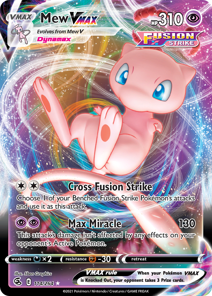 Mew VMAX - 114/264 - Fusion Strike