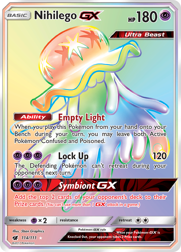 Nihilego-GX - 114/111 - Crimson Invasion