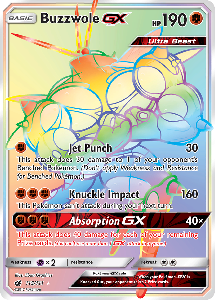 Buzzwole-GX - 115/111 - Crimson Invasion