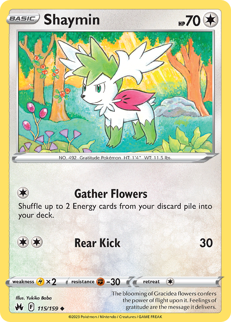 Shaymin - 115/159 - Crown Zenith