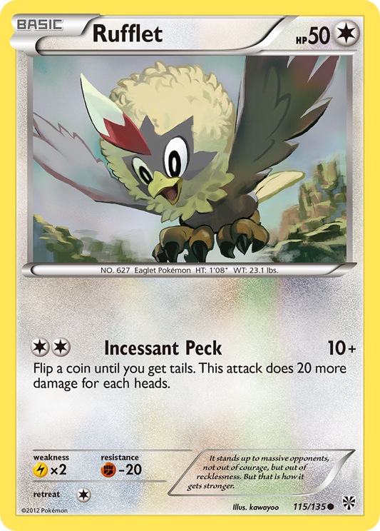 Rufflet - 115/135 - Plasma Storm