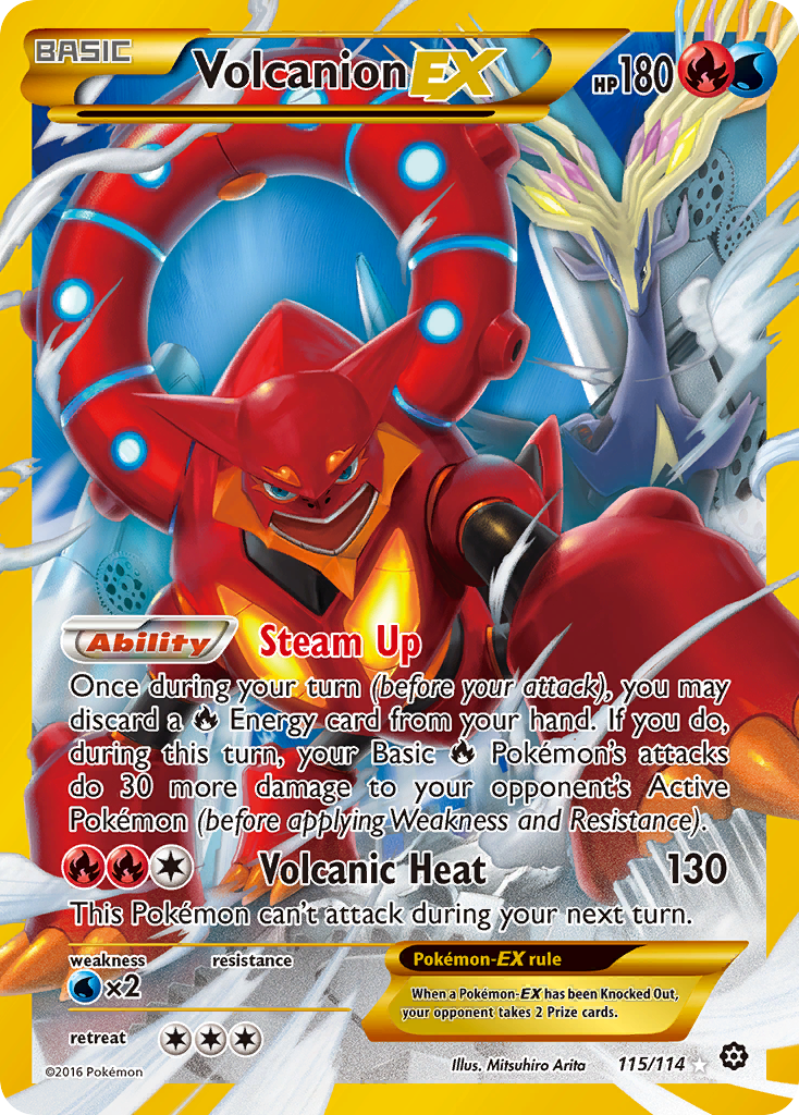 Volcanion-EX - 115/114 - Steam Siege