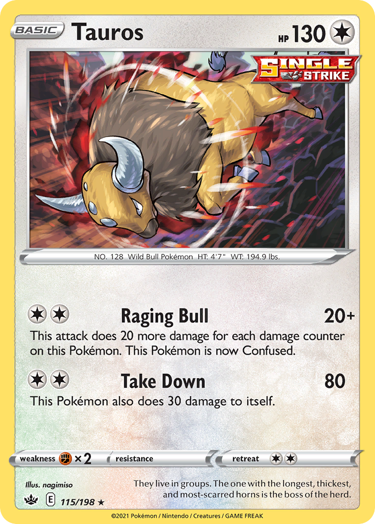 Tauros - 115/198 - Chilling Reign