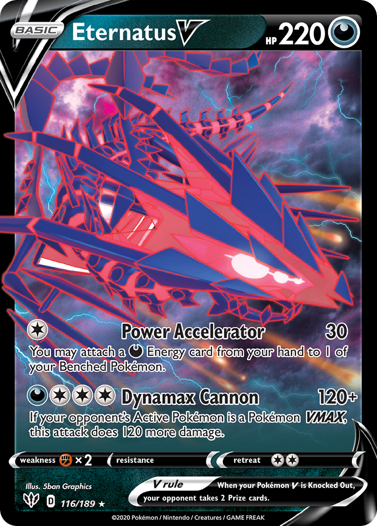 Eternatus V - 116/189 - Darkness Ablaze