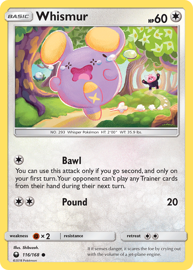 Whismur - 116/168 - Celestial Storm