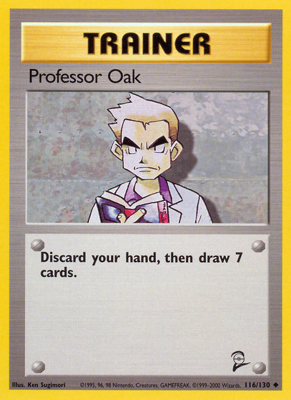 Professor Oak - 116/130 - Base Set 2