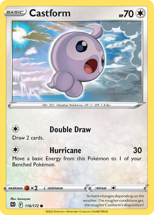 Castform - 116/172 - Brilliant Stars