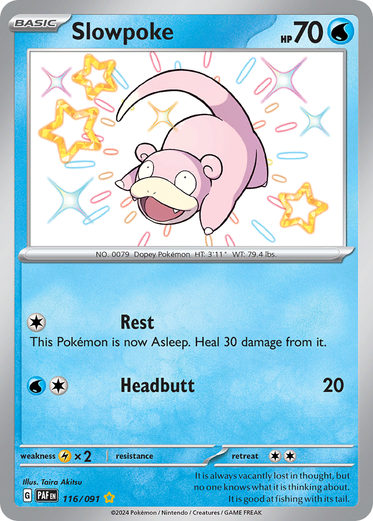 Slowpoke - 116/91 - Paldean Fates