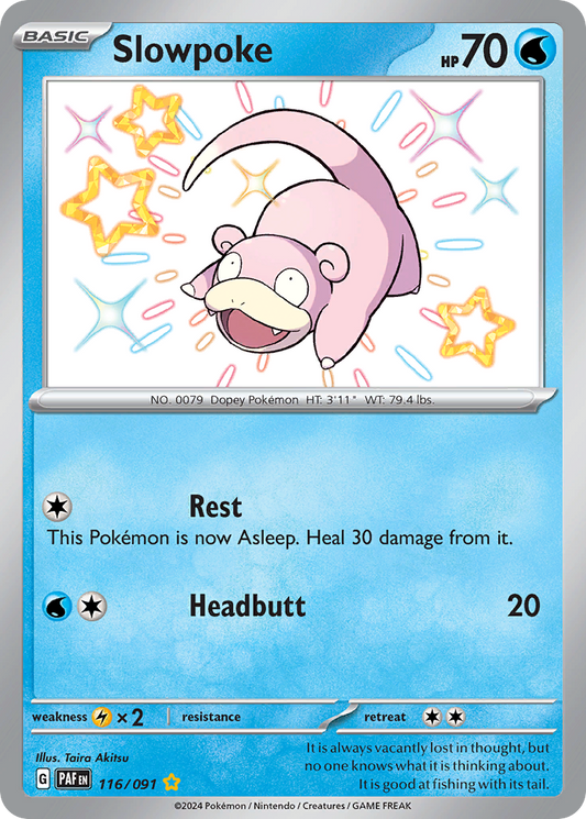 Slowpoke - 116/91 - Paldean Fates