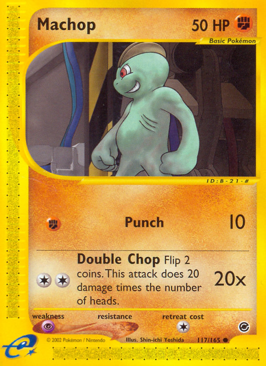 Machop - 117/165 - Expedition Base Set