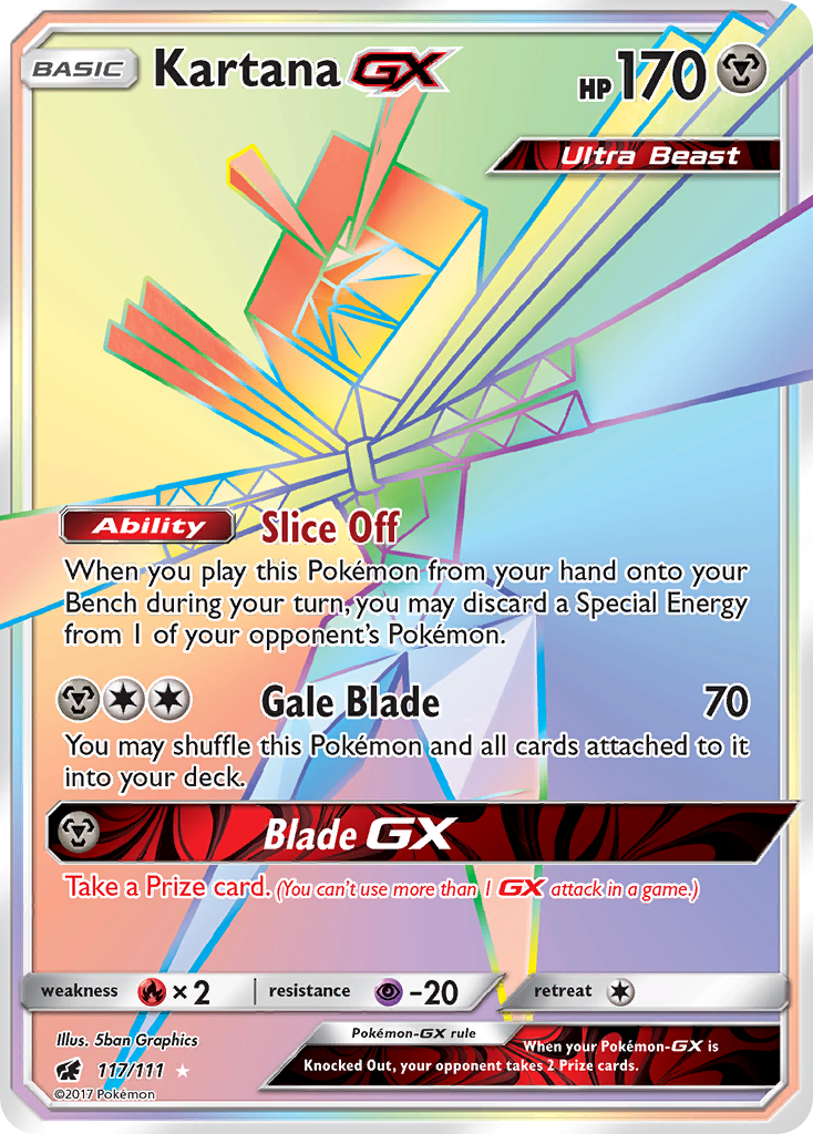 Kartana-GX - 117/111 - Crimson Invasion